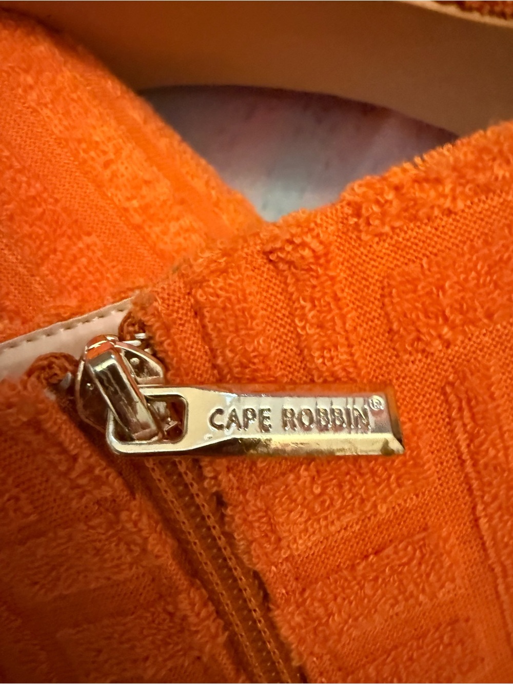 Cape Robbin Vibrant Orange Textured Ankle Boots with Matching Shoulder Bag - Picture 3 of 11